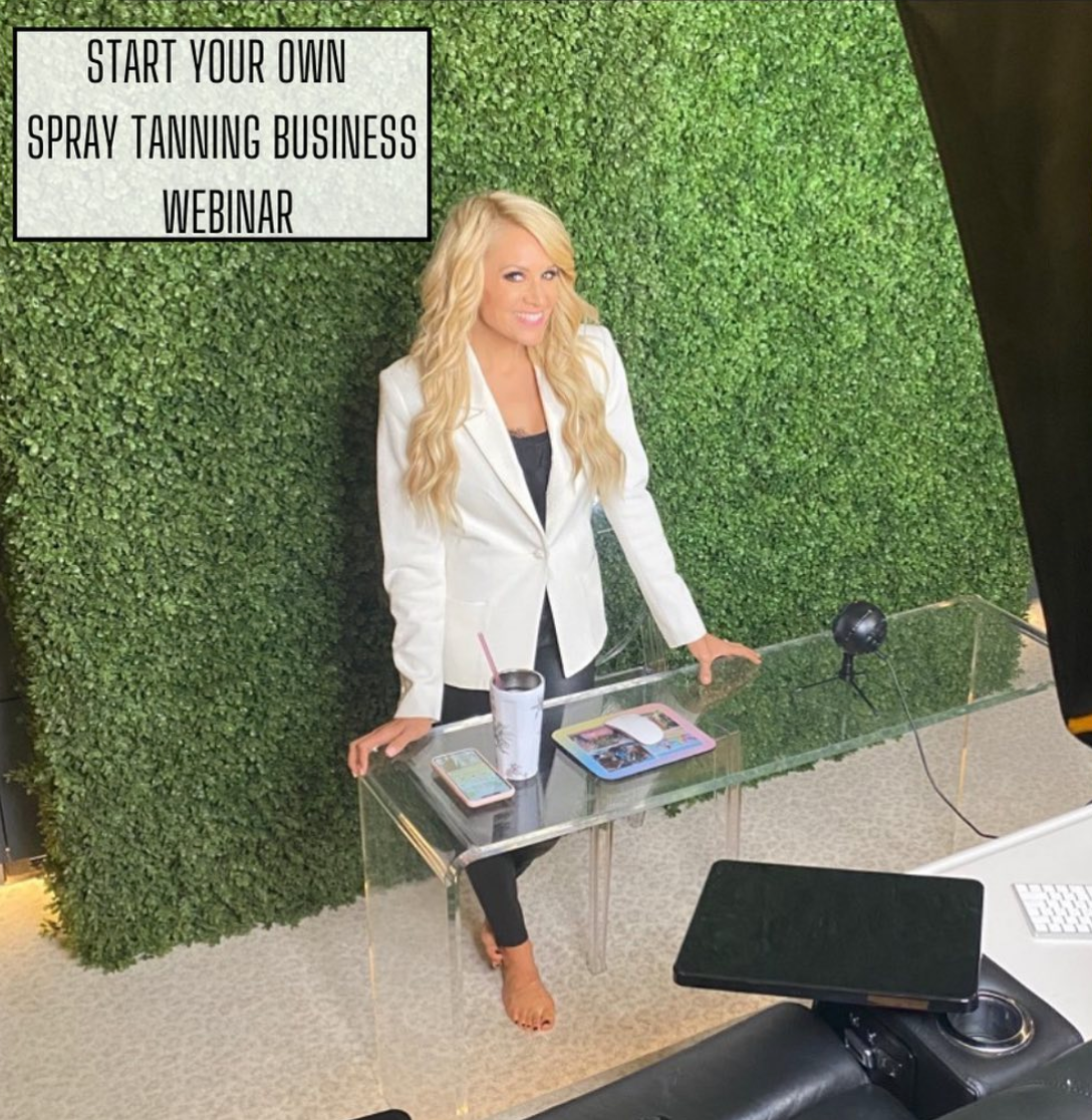 start your own spray tanning business webinar
