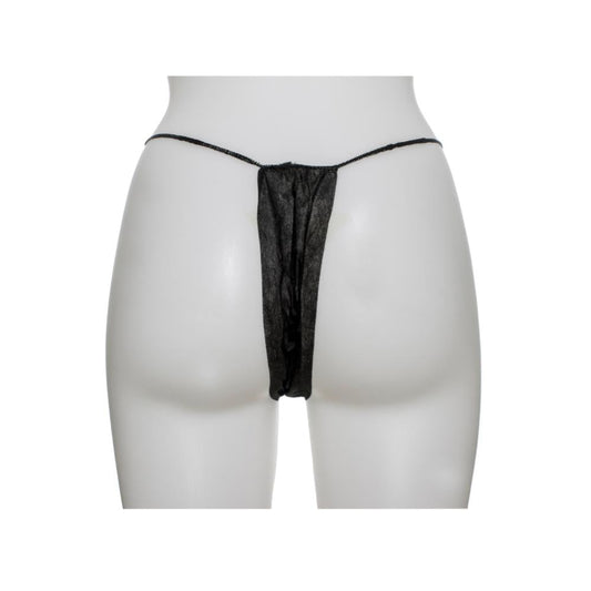 Dukal Disposable Thong Panty- Black 100pcs